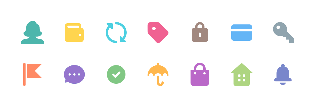 Icons for each section of Help Center.